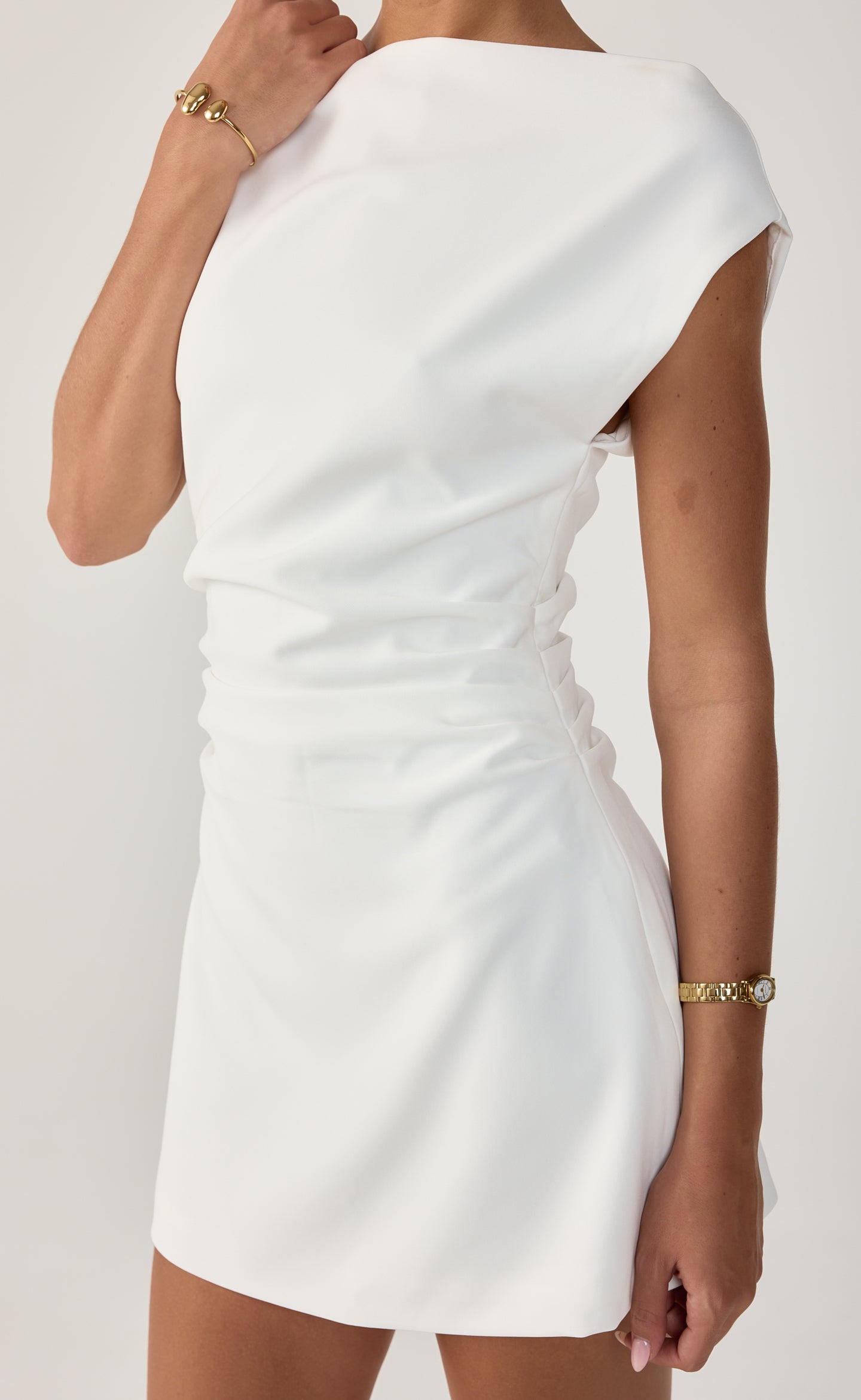 Canyon Mini Dress (White)