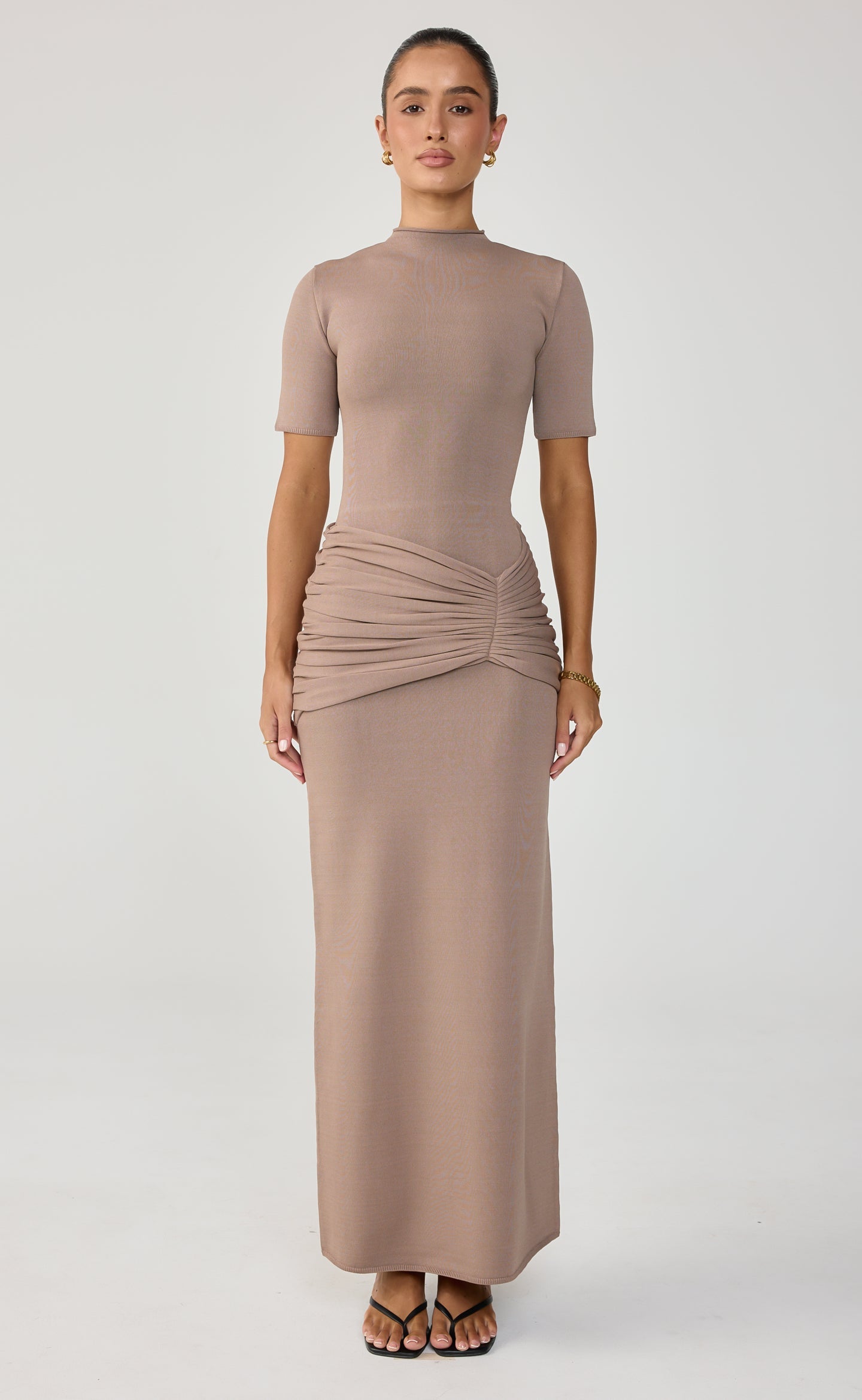 Cecily Maxi Dress (Mocha)