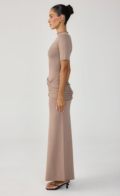 Cecily Maxi Dress (Mocha)