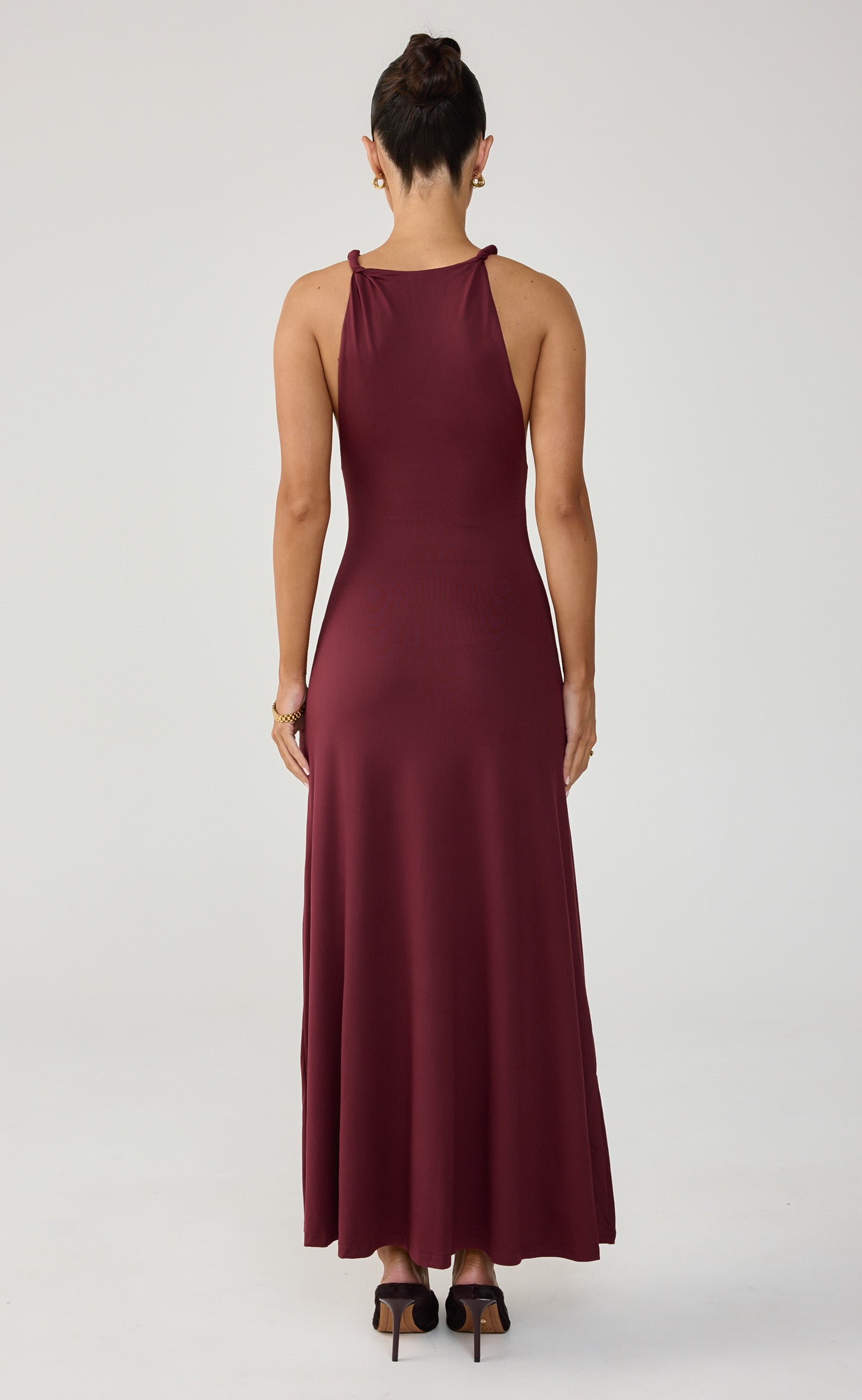 Collins Maxi Dress (Wine)