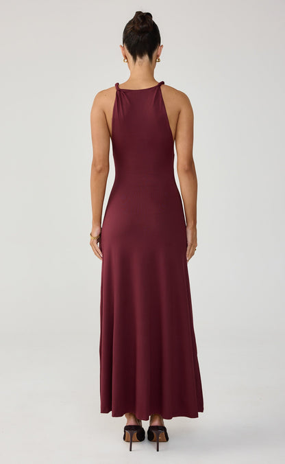Collins Maxi Dress (Wine)