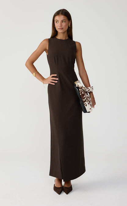 Connor Maxi Dress (Chocolate)