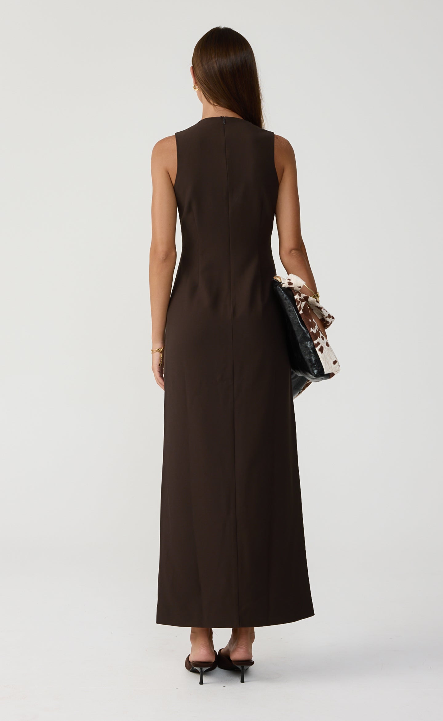 Connor Maxi Dress (Chocolate)