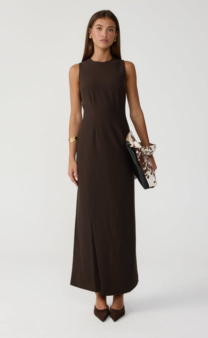 Connor Maxi Dress (Chocolate)