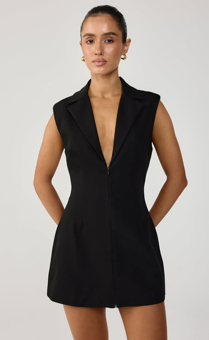Cortez Mini Dress (Black)