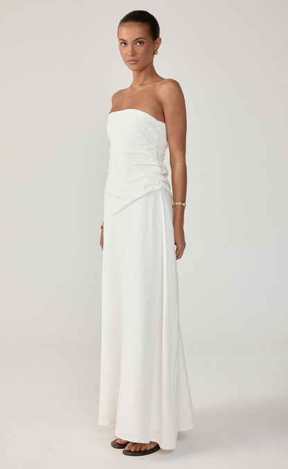 Doria Maxi Dress (White)