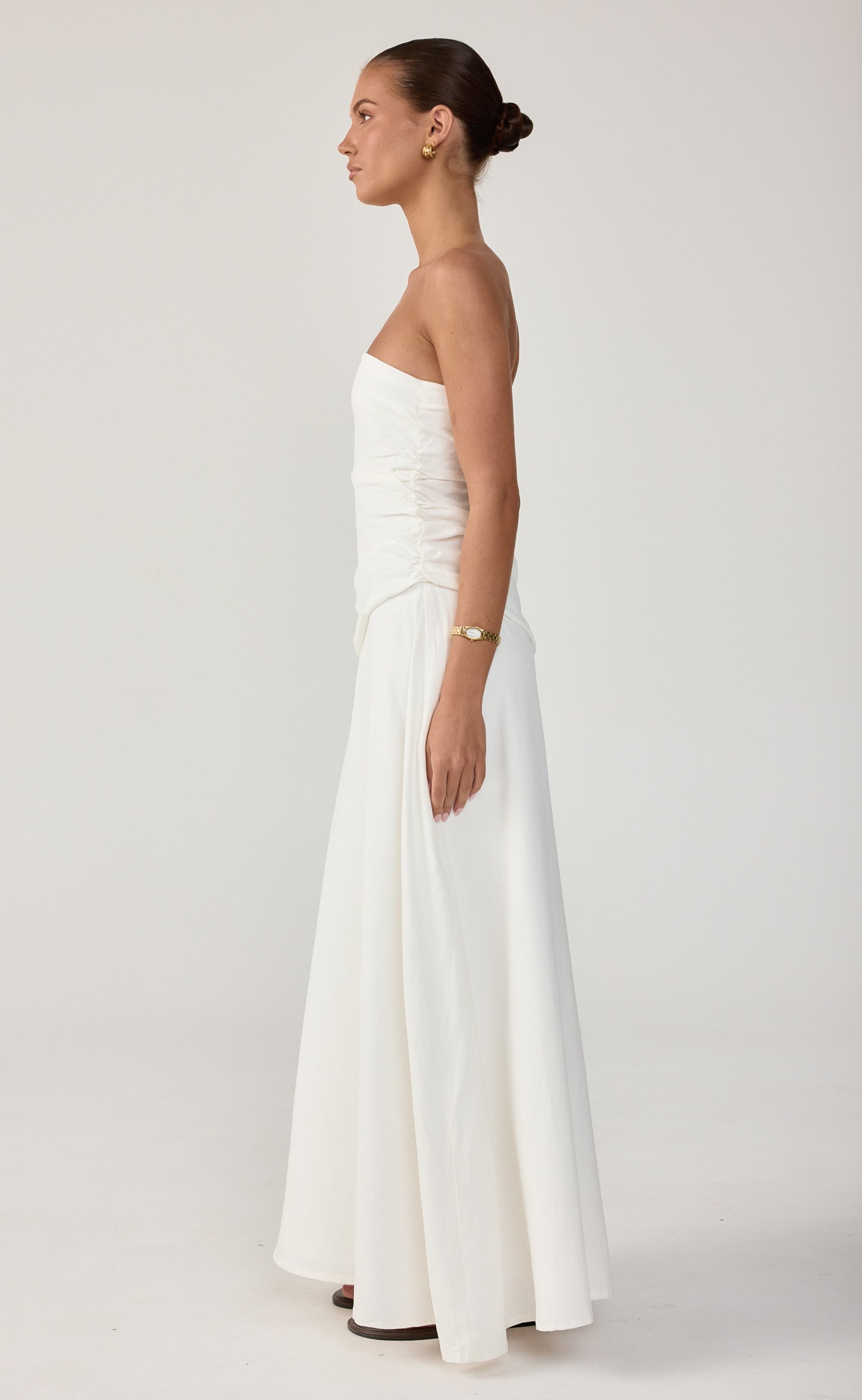 Doria Maxi Dress (White)