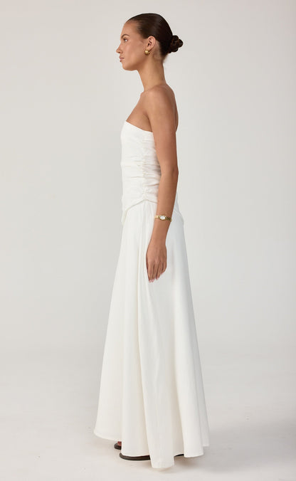 Doria Maxi Dress (White)