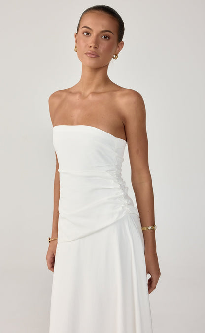Doria Maxi Dress (White)