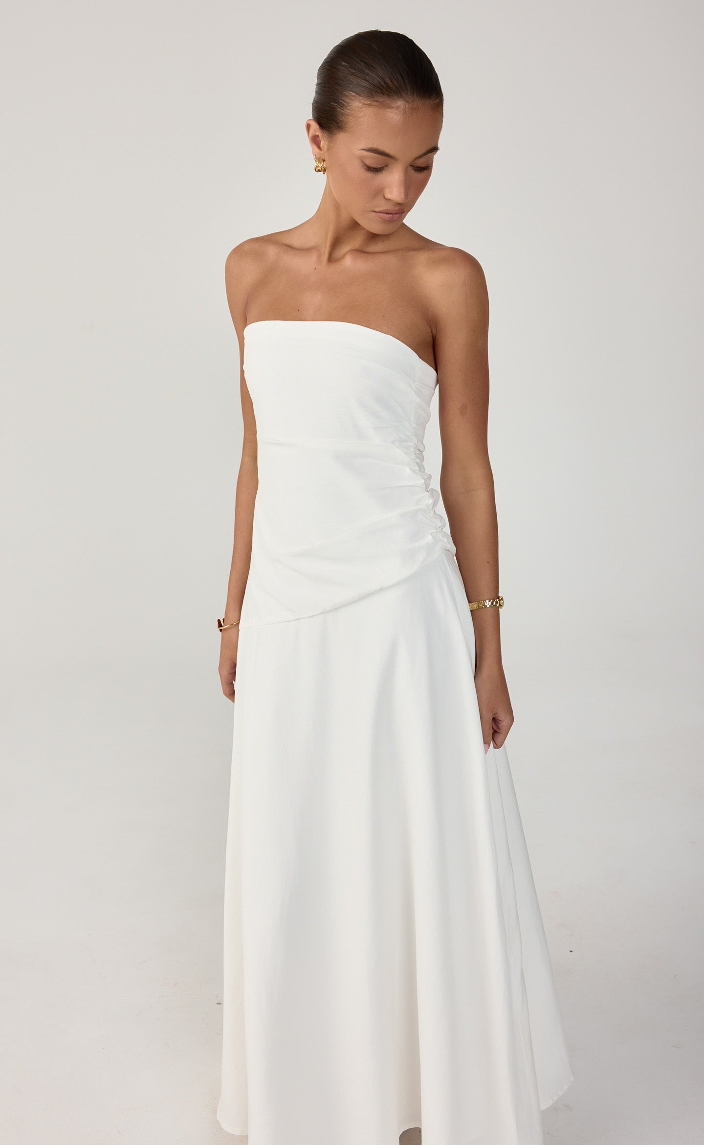 Doria Maxi Dress (White)