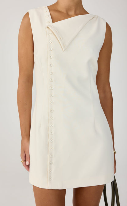 Fowler Mini Dress (Cream)