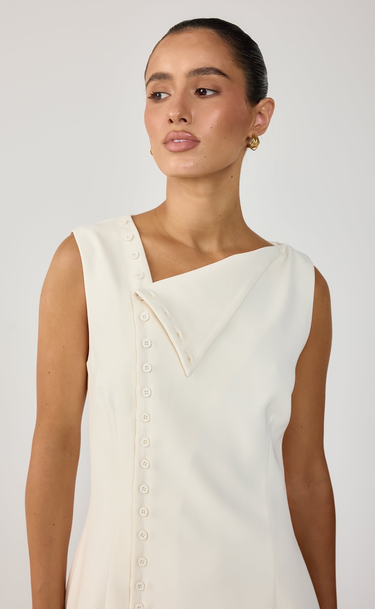 Fowler Mini Dress (Cream)