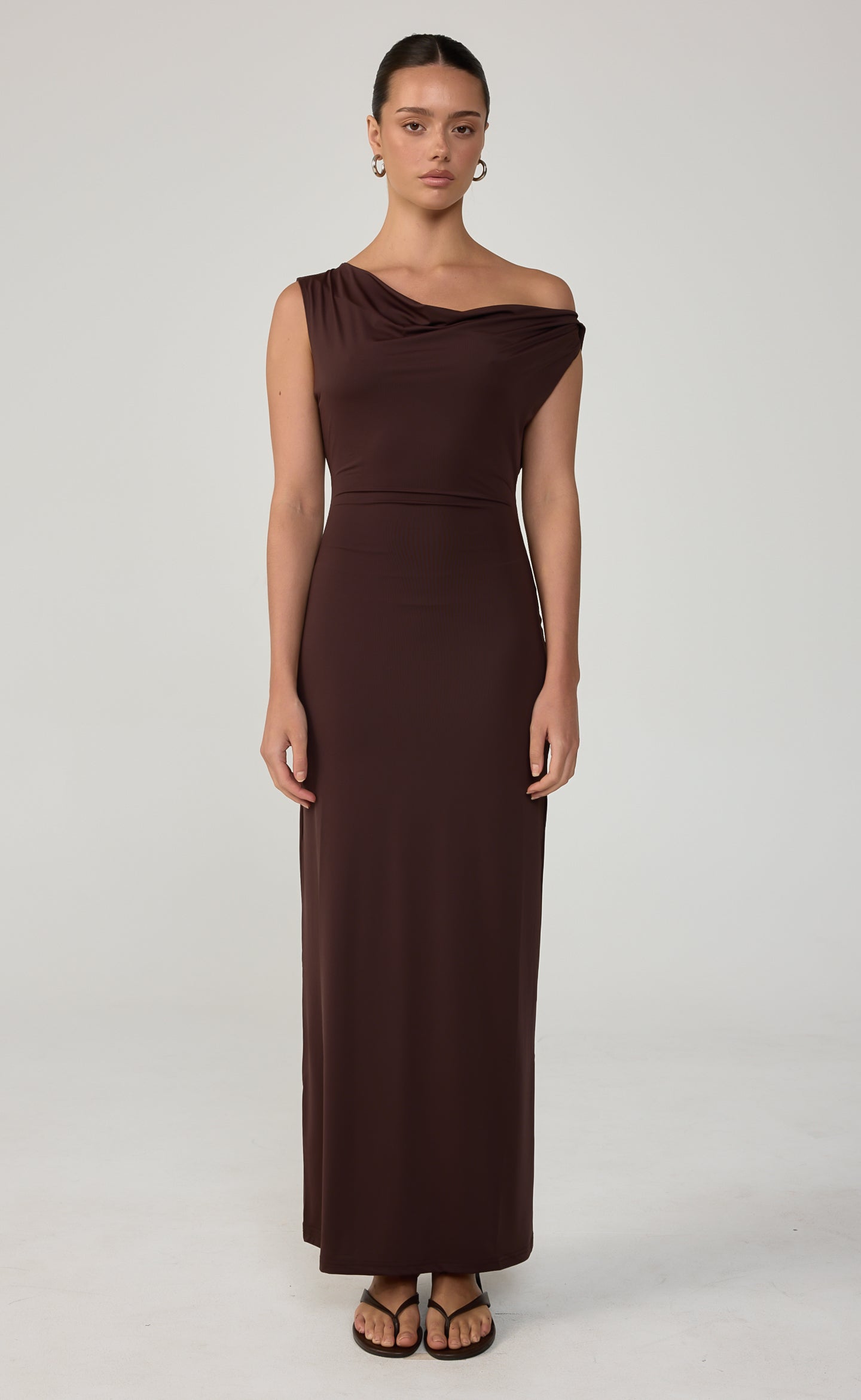 Granger Maxi Dress (Chocolate)