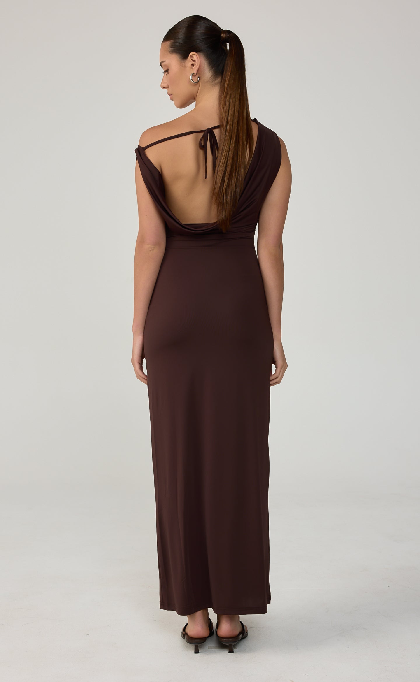 Granger Maxi Dress (Chocolate)