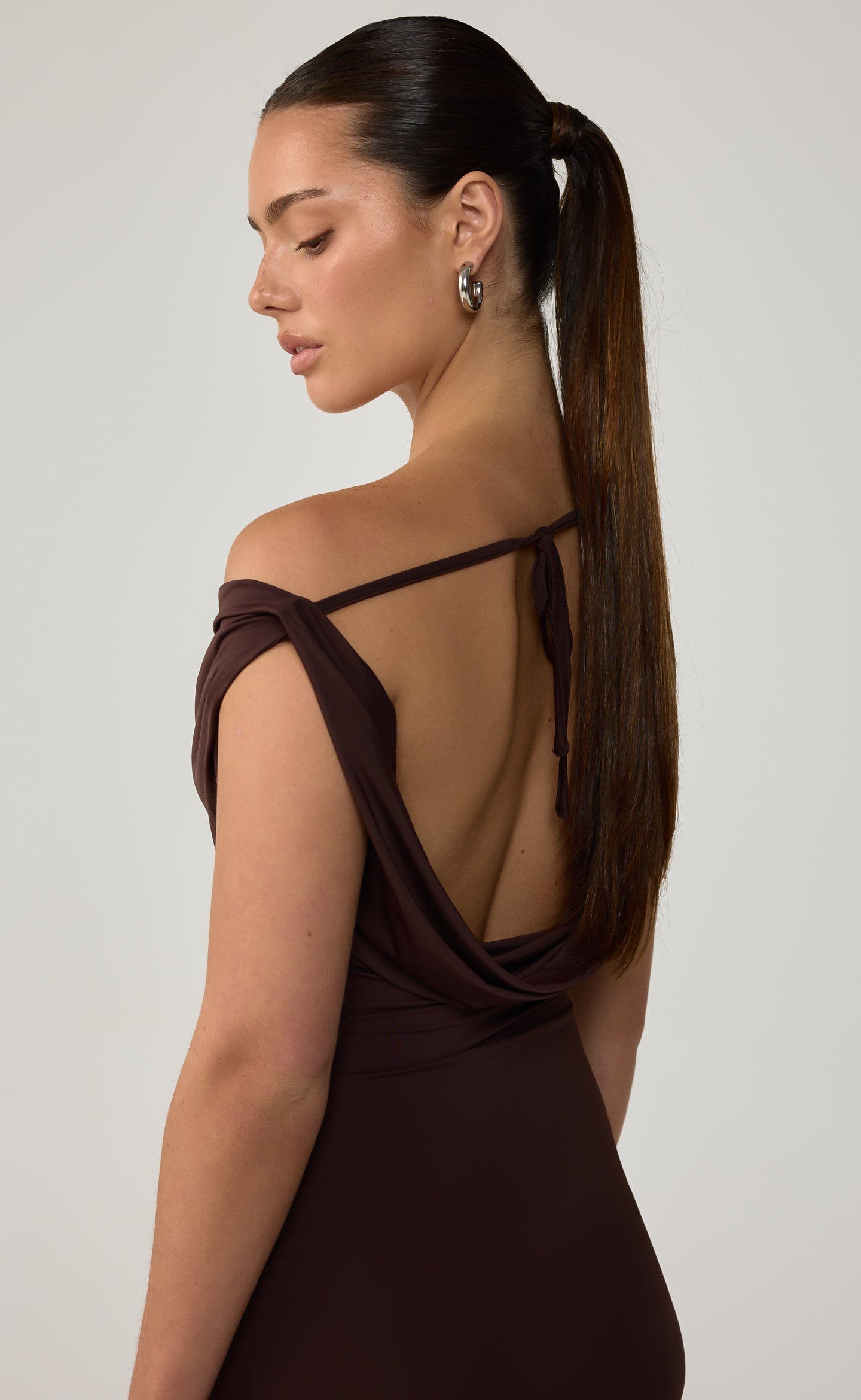 Granger Maxi Dress (Chocolate)