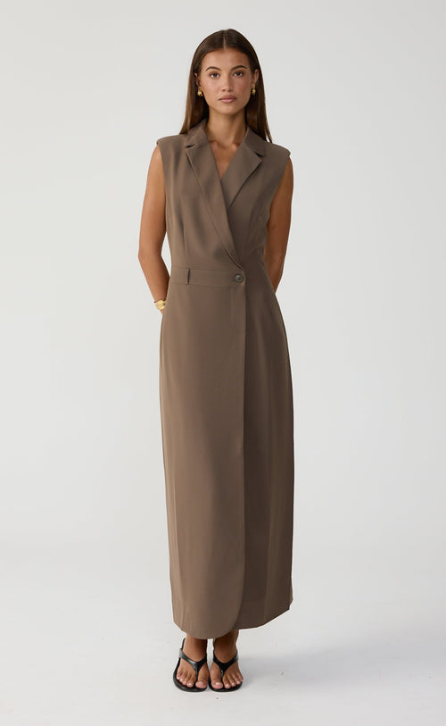 Highlights Maxi Dress (Oak)