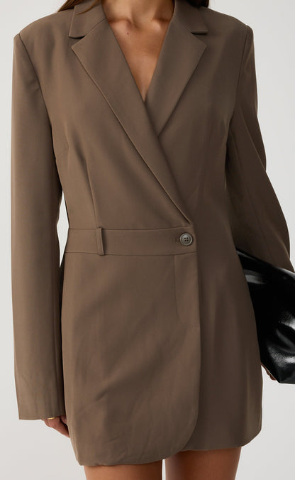 Highlights Mini Dress (Oak)