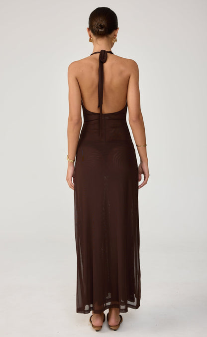 It Girl Maxi Dress (Chocolate)