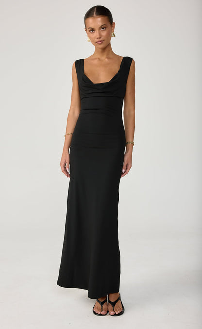 Josette Maxi Dress (Black)