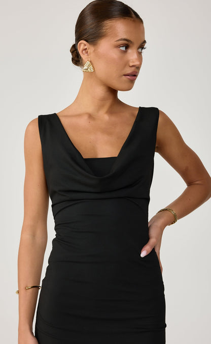 Josette Maxi Dress (Black)