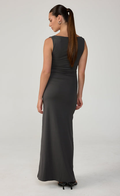 Josette Maxi Dress (Slate)