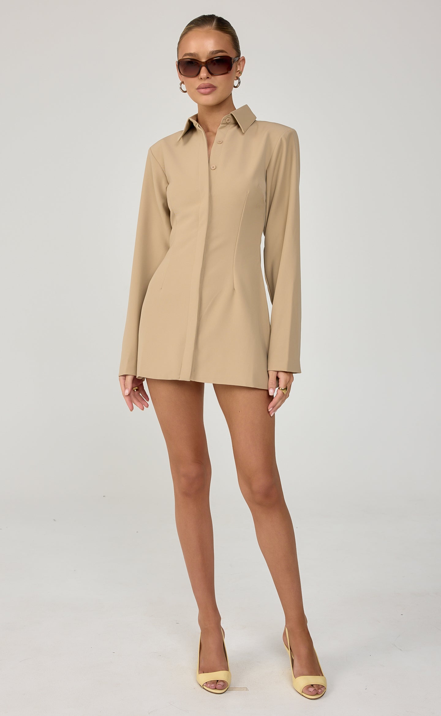 Mariella Mini Dress (Honey)
