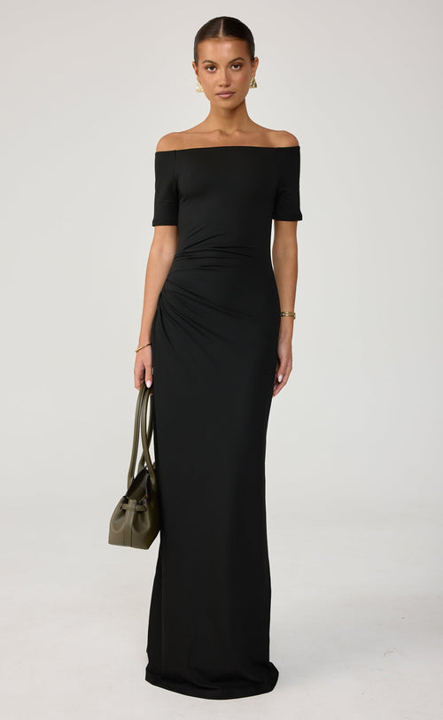 Piper Maxi Dress (Black)