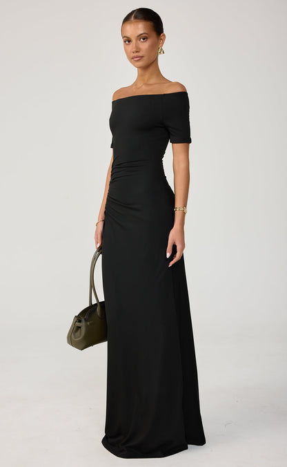 Piper Maxi Dress (Black)
