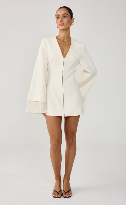 Rae Mini Dress (Cream)