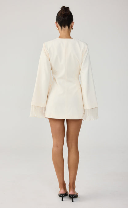 Rae Mini Dress (Cream)