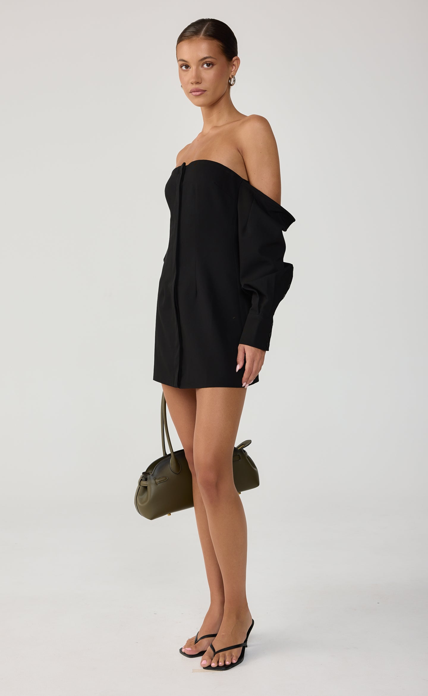 Raelynn Mini Dress (Black)