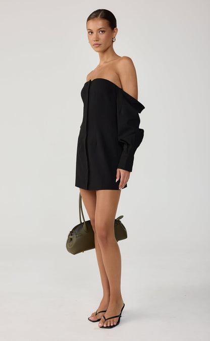 Raelynn Mini Dress (Black)