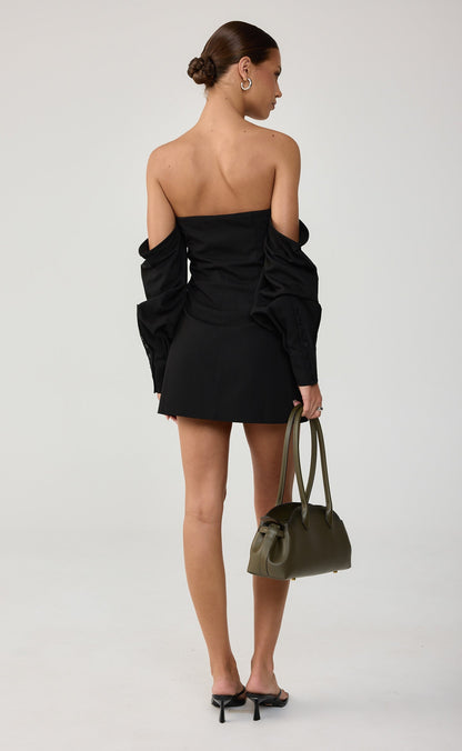Raelynn Mini Dress (Black)