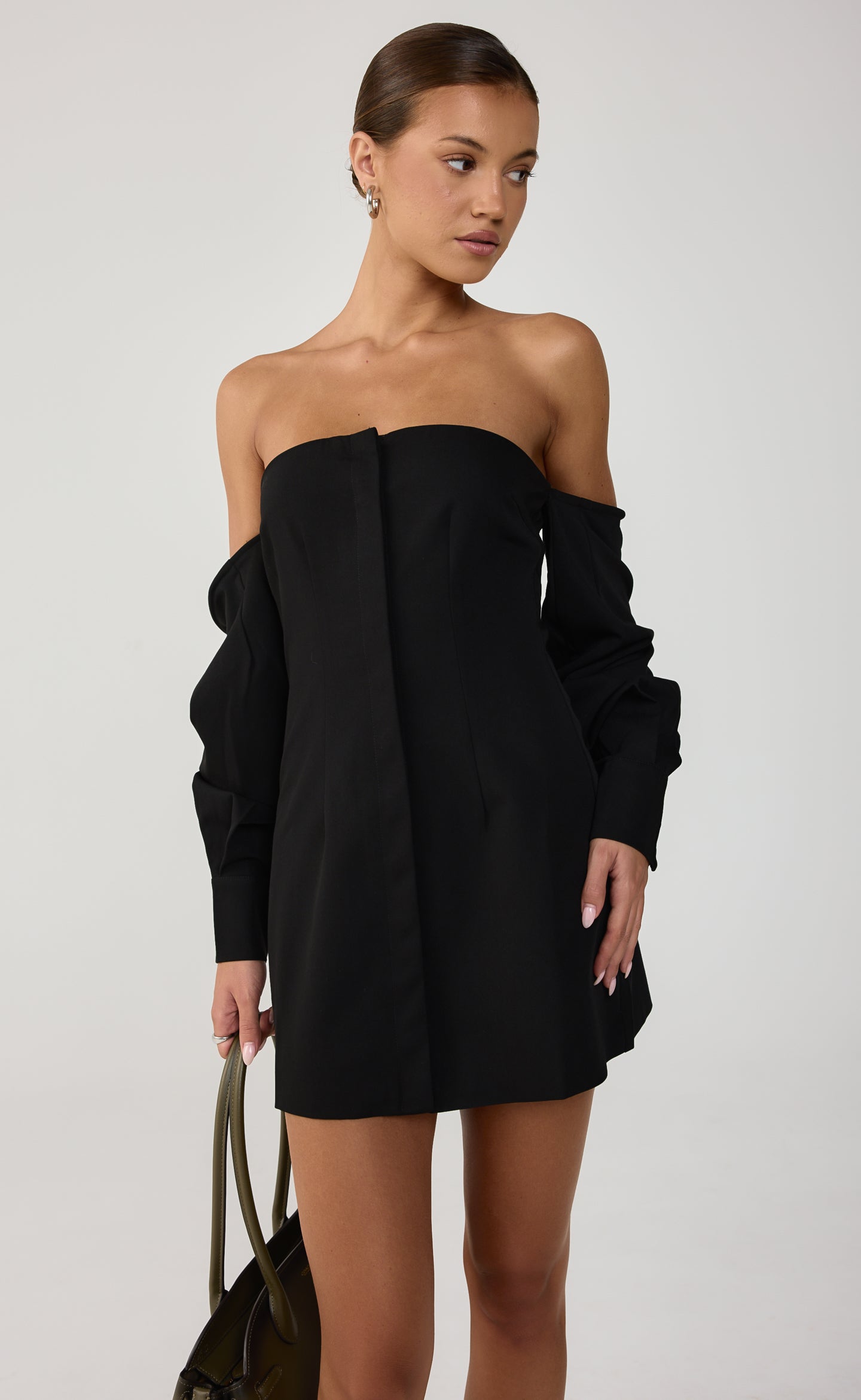 Raelynn Mini Dress (Black)