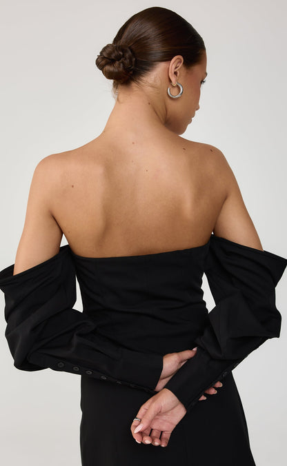 Raelynn Mini Dress (Black)