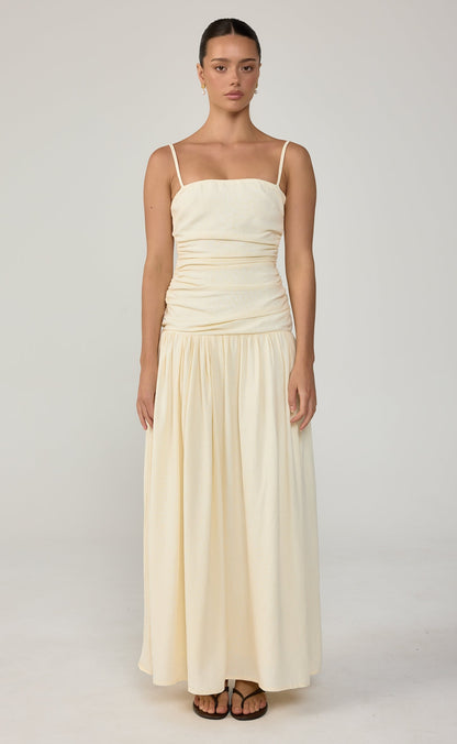 Reese Maxi Dress (Buttercream)