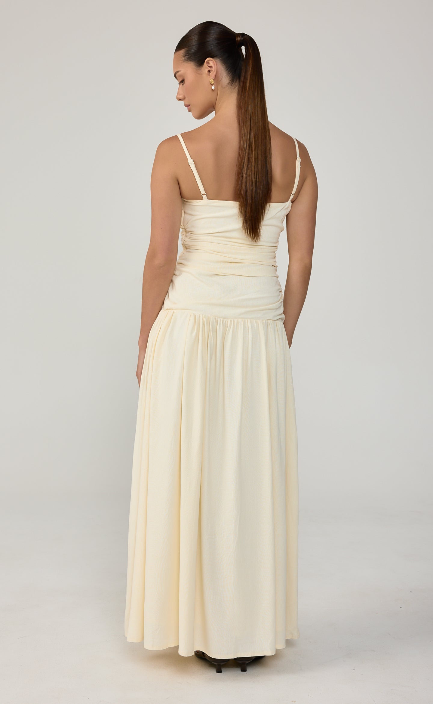 Reese Maxi Dress (Buttercream)