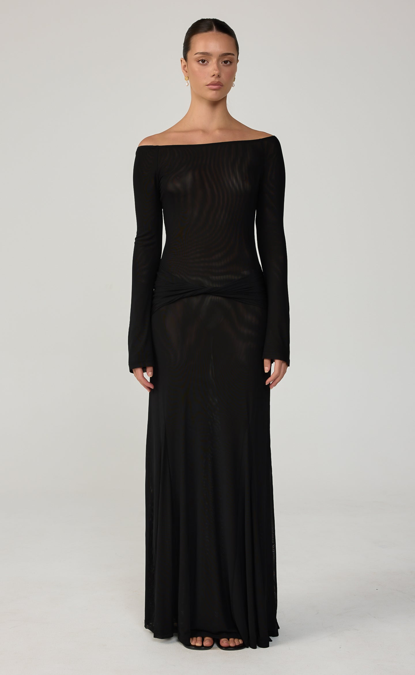 Soleil Maxi Dress (Black)