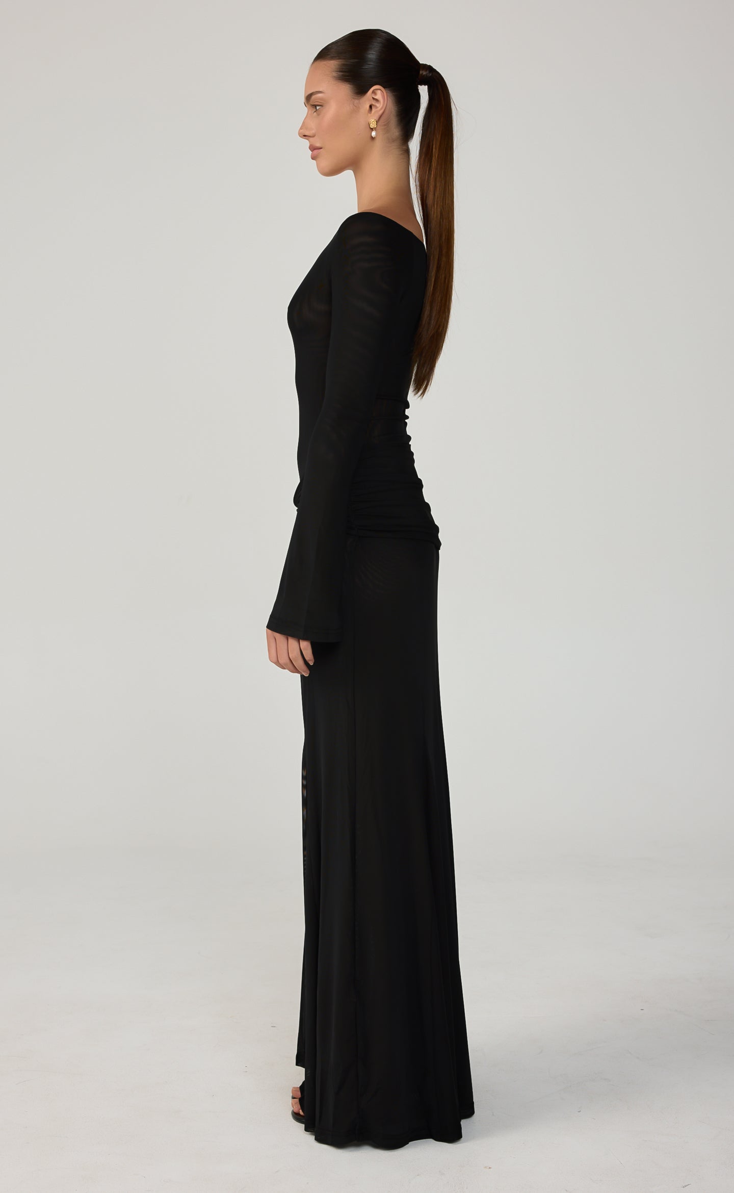 Soleil Maxi Dress (Black)