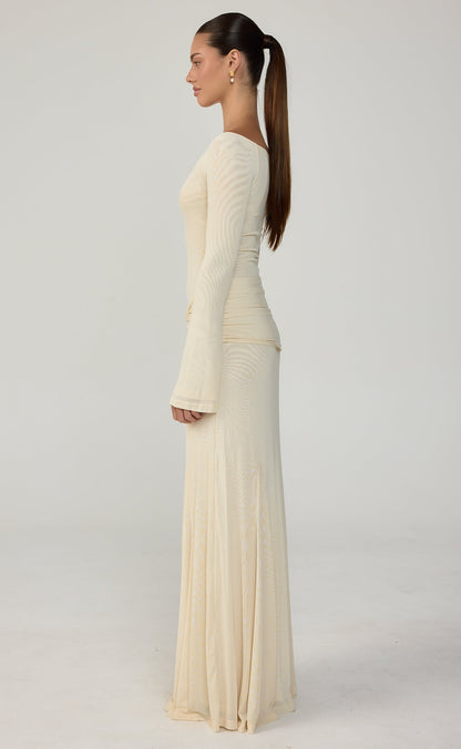 Soleil Maxi Dress (Buttermilk)