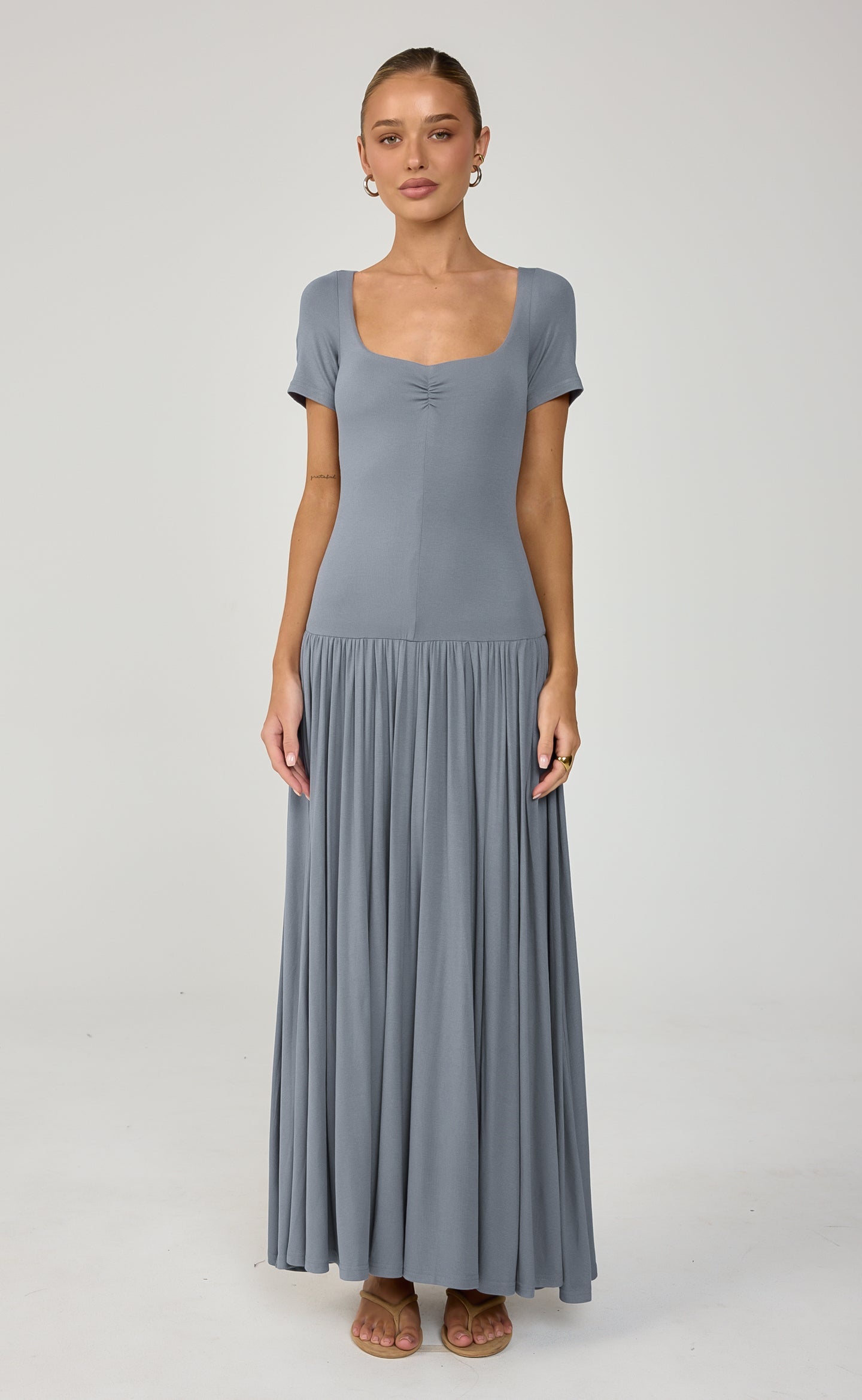Suri Maxi Dress (Storm Blue)